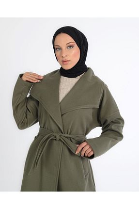 پالتو خاکی زنانه رگولار KADEEM - کد 870823147