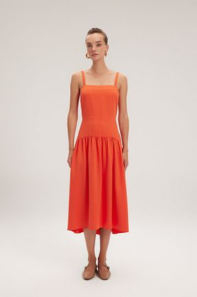 لباس نارنجی زنانه بافتنی adL - کد 841413704