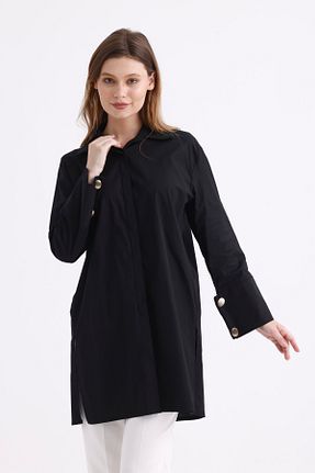 پیراهن مشکی زنانه رگولار PASTELASTORE - کد 845392448