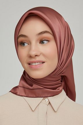 روسری قهوه ای İpek Tivil Armine - کد 871204547