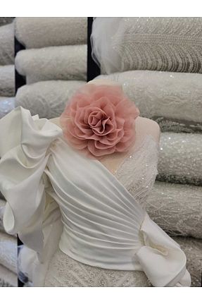 گردنبند جواهر صورتی زنانه Esteks Dantel ve Tekstil Aksesuarları - کد 870861945