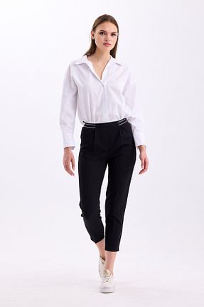 شلوار مشکی زنانه مخلوط پلی استر PASTELASTORE - کد 834231043