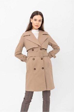 ترنچکت بژ زنانه %100 پنبه PASTELASTORE - کد 696201940