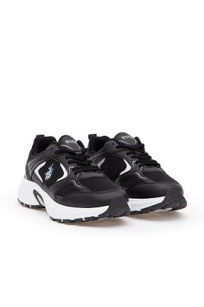 کفش اسنیکر مشکی زنانه بند دار U.S. Polo Assn. - کد 870875966