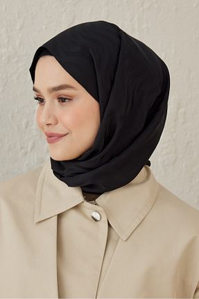 شال مشکی زنانه ابریشم Modakaşmir - کد 870876238