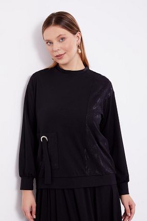 ست بالاتنه و پائین تنه مشکی زنانه بافتنی Levidor - کد 870877478