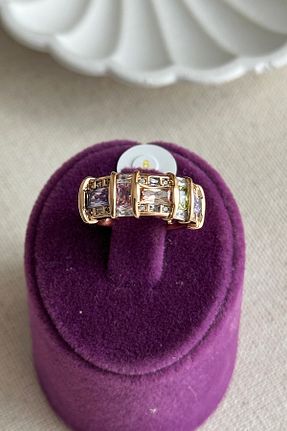 انگشتر استیل (فولاد) طلائی زنانه استیل (فولاد) MODA - کد 870887681
