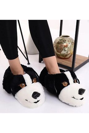 بوت خانگی مشکی زنانه پارچه ای Genel Markalar - کد 870903243
