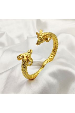 دستبند جواهر طلائی زنانه برنجی Ma Atölye - کد 445590536