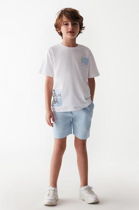 تیشرت سفید بچه گانه رگولار Nk Kids - کد 815734554