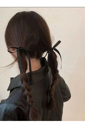 گیره سر مشکی زنانه ساتن Alyeska Saç Aksesuarları - کد 806595073