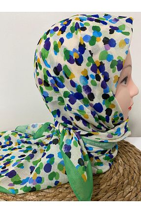 روسری سبز پنبه ای Şehr i sultan - کد 870927160