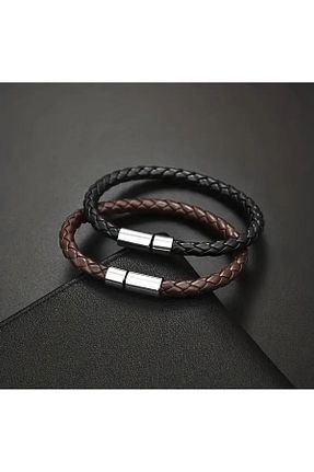 دستبند استیل (فولاد) مشکی زنانه Fioroni - کد 870934481