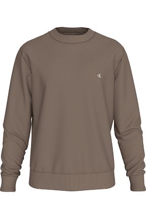 سوئیشرت طوسی مردانه ساده Calvin Klein - کد 871325208