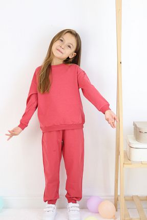 ست گرمکن قرمز بچه گانه پاچه کش دار HARİKA KİDS - کد 871327676