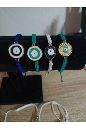 دستبند جواهر سرمه ای زنانه منجق BLUE ROSE BİJUTERİ - کد 870974853