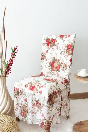 کاور صندلی سفید پنبه ای SENNORA - کد 871004804