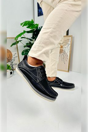 کفش کلاسیک مشکی مردانه چرم مصنوعی İmerShoes - کد 859766565