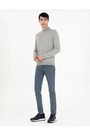 شلوار جین آبی مردانه پاچه تنگ Pierre Cardin - کد 871010187