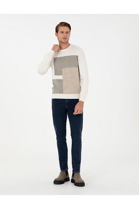 شلوار جین آبی مردانه پاچه تنگ Pierre Cardin - کد 871006810