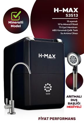 دستگاه تصفیه آب Tezgah Altı H-MAX Reverse Osmosis System - کد 866664744