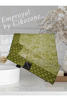 شال خاکی زنانه پنبه پلی استر Emproyal - کد 871038245