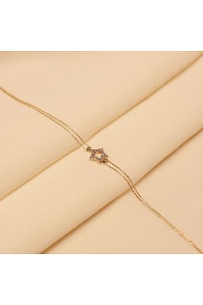 دستبند طلا سبز زنانه 14 عیار TAHAN MÜCEVHERAT - کد 871352688