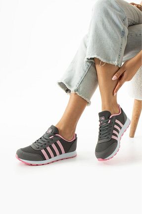 کفش اسنیکر طوسی زنانه بند دار mackrock sports - کد 860720726