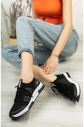 کفش اسنیکر مشکی زنانه بند دار mackrock sports - کد 670951430