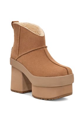 بوت / نیم بوت قهوه ای زنانه جیر UGG - کد 871061639