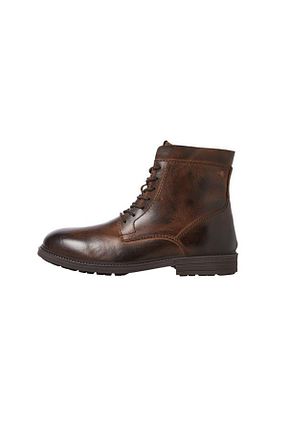 بوت / نیم بوت قهوه ای مردانه چرم خالص Jack & Jones - کد 761915009