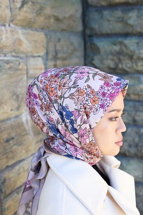 روسری قهوه ای ساتن başörtü dükkanı - کد 871080219