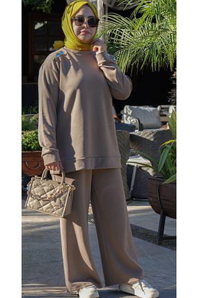 ست گرمکن حجاب بژ زنانه Relaxed RENGARENG - کد 871363320