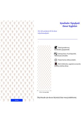 کاغذ دیواری رنگی Kendinden Yapışkanlı CARMEN - کد 871114462