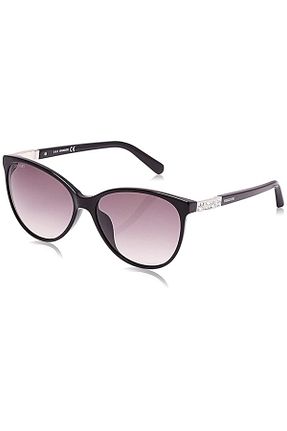 عینک آفتابی مشکی زنانه UV400 Swarovski - کد 268332998