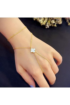 دستبند نقره زرد زنانه 925 عیار Stella - کد 835529580