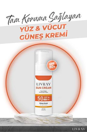 کرم ضد آفتاب بدن SPF 50 + Livray - کد 856091472