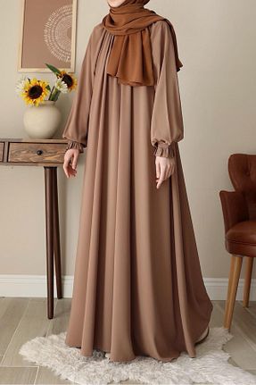 لباس حجاب بژ کلوش ANDE - کد 871118528