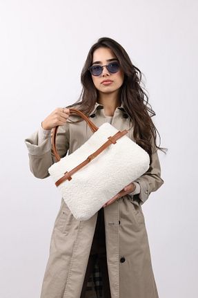 کیف دوشی سفید زنانه چرم مصنوعی NOTHING - کد 871087539
