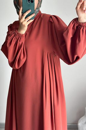 لباس حجاب نارنجی کلوش ANDE - کد 871118804