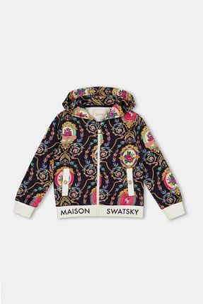 سوئیشرت سفید بچه گانه طرح دار SWATSKY - کد 803435097