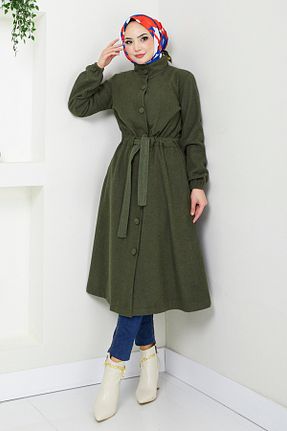 کلاه و ابایا خاکی زنانه مخلوط پلی استر ModaMerve - کد 871158901