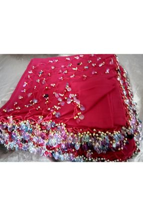 روسری قرمز پلی استر hoaryage - کد 871140094