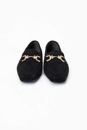 کفش لوفر مشکی زنانه پاشنه کوتاه (1 - 4 سانتی متر) Ekol - کد 871165927
