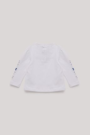 تیشرت سفید بچه گانه رگولار GB Baby - کد 853871993