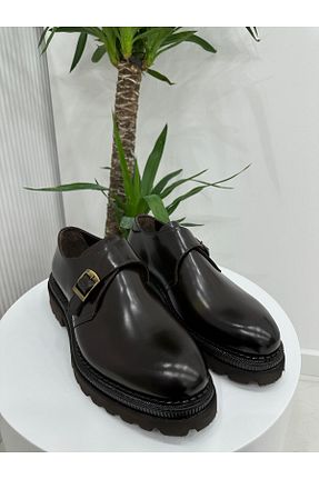 کفش کژوال قهوه ای مردانه چرم خالص Klay Shoes - کد 871154575