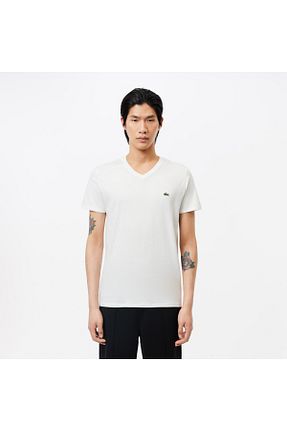 تیشرت سفید مردانه رگولار Lacoste - کد 3010135