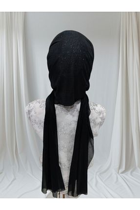 شال مشکی زنانه پنبه پلی استر NurAy - کد 871176122