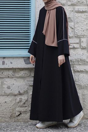 کلاه و ابایا مشکی زنانه پنبه پلی استر ANDE - کد 369290013