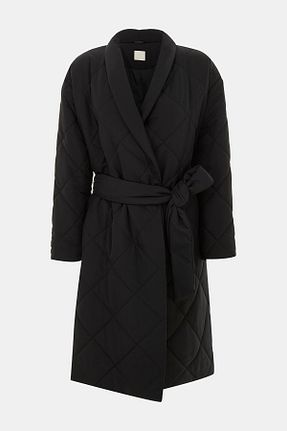 کاپشن مشکی زنانه رگولار W Collection - کد 767615072